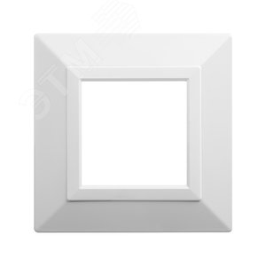 Рамка из металла, ''Avanti'', белая, 2 модуля - фото 1