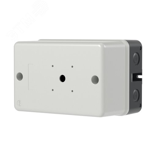 Изображение товара Пластиковый бокс для DMP32 с доп.контактами с красной ручкой селекторного типа IP65 кабельные вводы 2хM25 сверху и снизу, 2хM20 с тыльной стороны (шт)