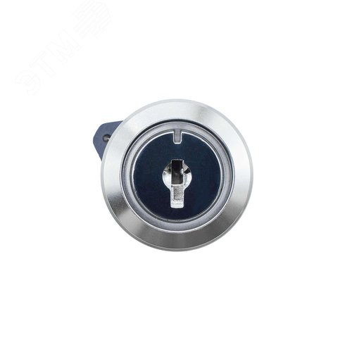 Головка переключателя с ключом на 2 положения с возвратом стандартная ручка, черный, алюминий - фото 2