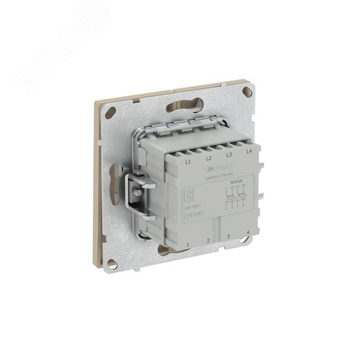 Инвертор двухклавишный, KANT, ванильный марципан - фото 5