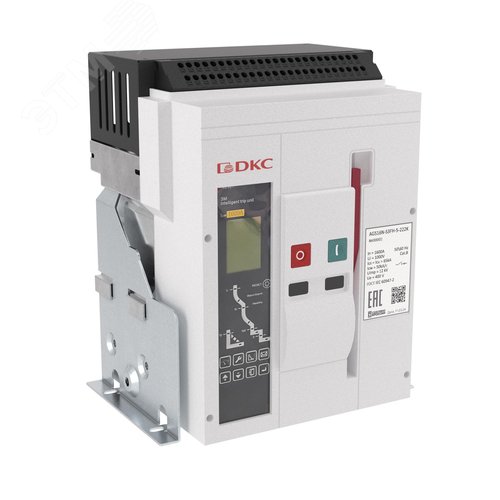 Воздушный автоматический выключатель YON AGS16N 3Р 1600 А 65 кА, типоразмер S, расцепитель 3H, фиксированный,  горизонтальное подключение - фото 1