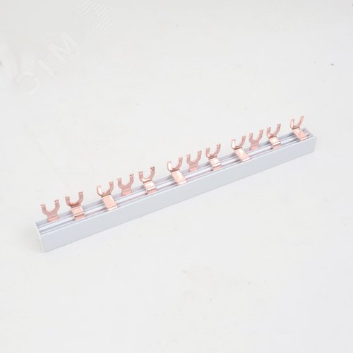 Изображение товара Шина соединительная BBS-MD63 типа FORK, 3 полюса, 18 присоединений, для модульной аппаратуры (шт)