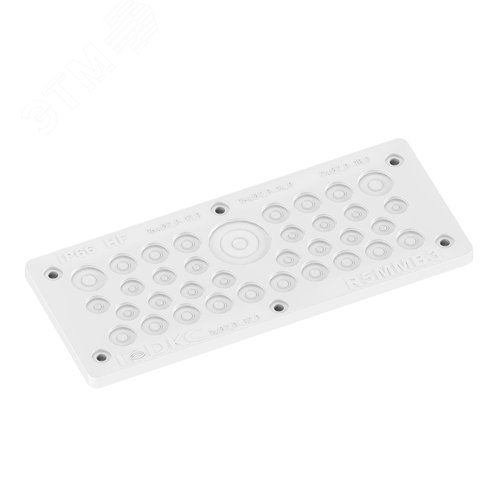 Мембранный кабельный ввод, EPDM, IP66, t эксп. -70..+90, ШхВ 216х89 мм, 16x?2,0-12,0 мм, 16x?2,0-14,0 мм, 2x?2,0-18,0 мм, 1x?2,0-32,0 мм - фото 1