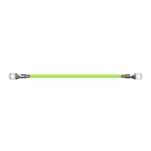 Заземляющий проводник, 750 мм, медь 16 мм2, М8 - фото 1