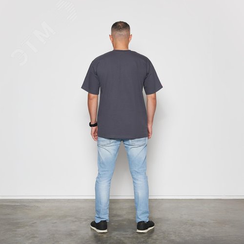 "Футболка из хлопка серая ""Создаю"", размер S" - фото 7