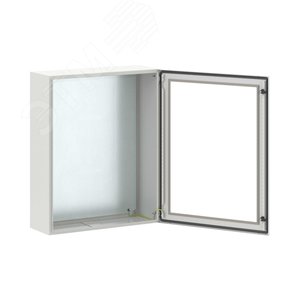 Щит монтажный ЩМП 1000x800x300 мм STE с М/П с прозрачной дверью - фото 1