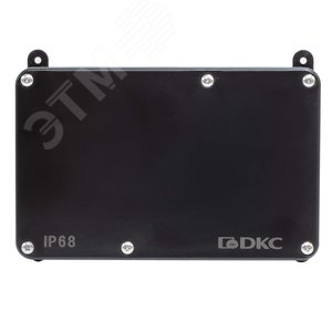 Коробка индустриальная 203х128х69 мм, IP68 с      гладкими стенками, черная - фото 2