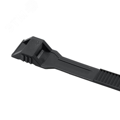 Хомут P6.6 с плоским замком, черный 9x180 - фото 3