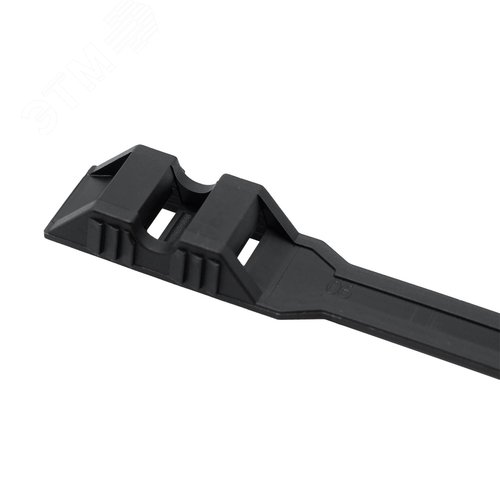 Хомут P6.6 с плоским замком, черный 9x300 - фото 3