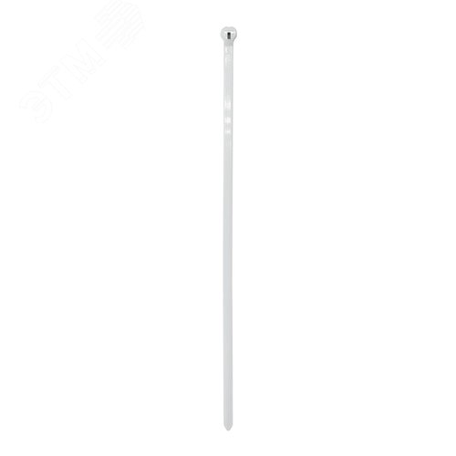 Хомут P6.6 с двойным замком, белый 4,8x370 - фото 2