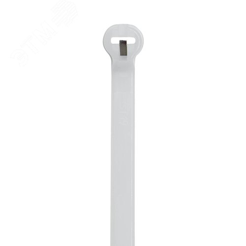 Хомут P6.6 с двойным замком, белый 4,8x370 - фото 3