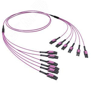 Изображение товара Сборка оптическая разветвительная 12ОВ 50/125 OM4. 6хLC Dupleх Uniboot/6хLC Dupleх Uniboot. 10м (шт)