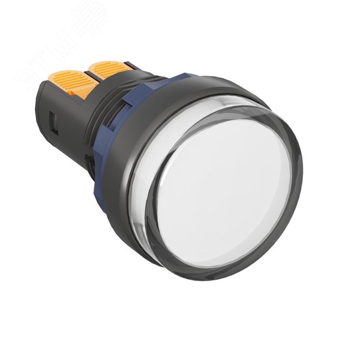 Сигнальная лампа со встроенным диодом 220В, белая, зажим Plug-In - фото 1