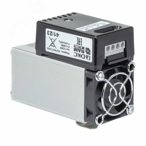 Компактный обогреватель с вентилятором, P=100W, 230V - фото 2