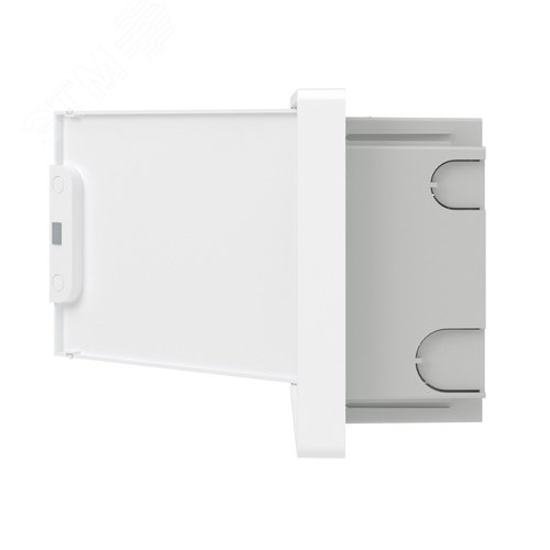 Щиток 8 мод встраиваемый для полых стен Фрейм (FRAME), белый, с белой дверцей, с 2 шинами PEN на 6 и 8 отв. - фото 5