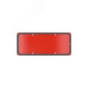 Фланец сплошной для корпусов ST, тип 1, 243х103 мм, красный RAL3020 - фото 2