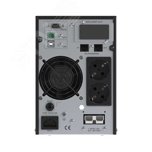 Источник бесперебойного питания Online, Small Tower, 1000 ВА/900 Вт, 1/1, 2xSchuko, EPO, USB, RS-232, RJ45, з/у 6А, без АКБ - фото 2