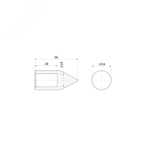 Наконечник вертикального заземлителя - фото 2