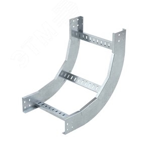 Изображение товара Угол вертикальный внутренний 90 градусов 100х300 R900 горячеоцинкованный в комплекте крепежные элементы соединительные пластины (упак)