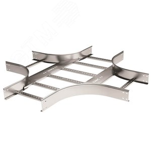 Ответвитель Х-образный 80х600 R300 лонжерон 1,5 мм горячеоцинкованный в комплекте крепежные элементы соединительные пластины - фото 1