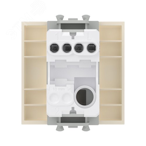 Avanti Кнопка ''Ванильная дымка'', 16A, 2 модульная - фото 3
