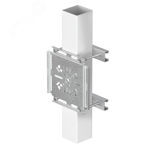 Монтажная пластина 226х226х15 мм горячеоцинкованная - фото 1