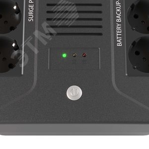 Источник бесперебойного питания line-interactive, Info PDU, 600 ВА/360 Вт, 1/1,8xSchuko, 1x7Aч - фото 2