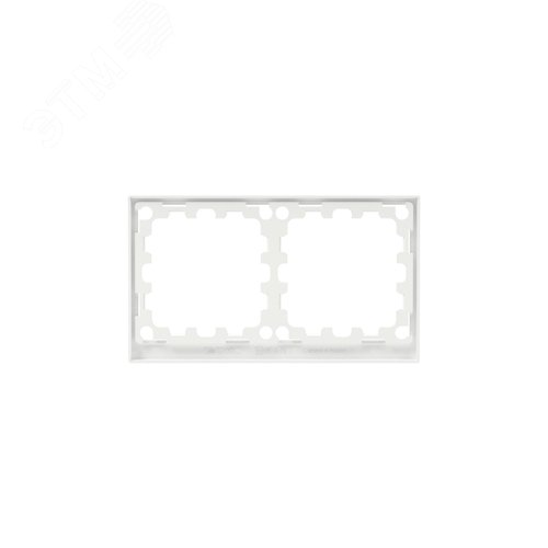 Рамка на 2 поста, KANT, белая магнолия - фото 5