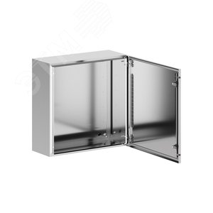 Корпус навесной STH с М/П, нержавеющая сталь AISI304, ВхШхГ 600x600x250 мм, без фланца - фото 2