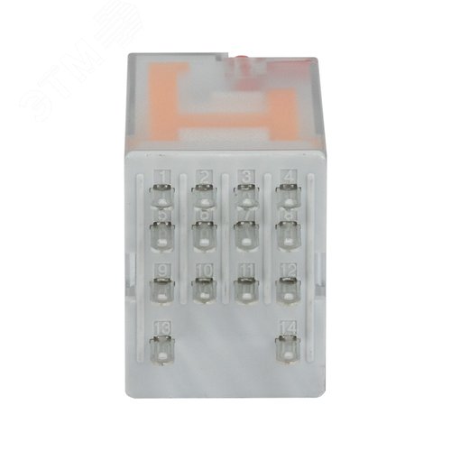 Реле миниатюрное промышленное общего назначения, 4CO, коммутируемый ток 6 А, AgSnO, напряжение 230V AC, опция – тест-кнопка+светодиод - фото 3