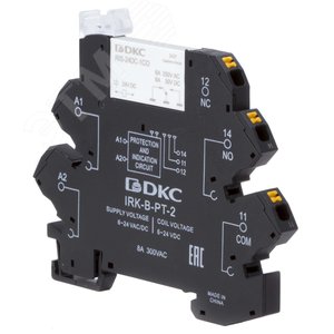 Реле интерфейсное, 1CO, коммутируемый ток 6 А, AgSnO, напряжение 24V AC/DC, push-in клеммы - фото 2