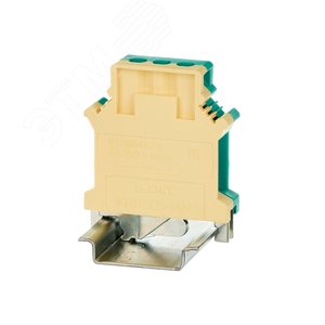 Изображение товара Клемма заземления, винтовой зажим, 2 точки подключения, 16 кв.мм (шт)