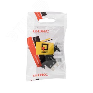 Avanti Телефонная розетка RJ-12 модульная  Черный  матовый 1 модуль - фото 5