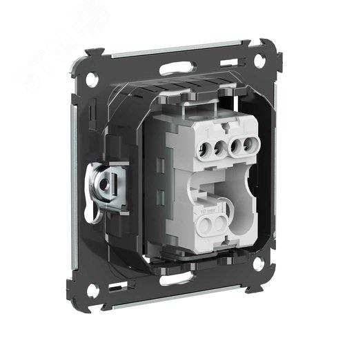 Avanti Кнопка одноклавишная в стену, , Черный матовый - фото 4