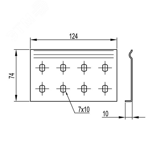 Соединитель усиленный горизонтальный GTO 80 L нержавеющий - фото 2