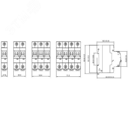 Авт.выкл. YON макс (YON max) MD63N-3PD32 - фото 6