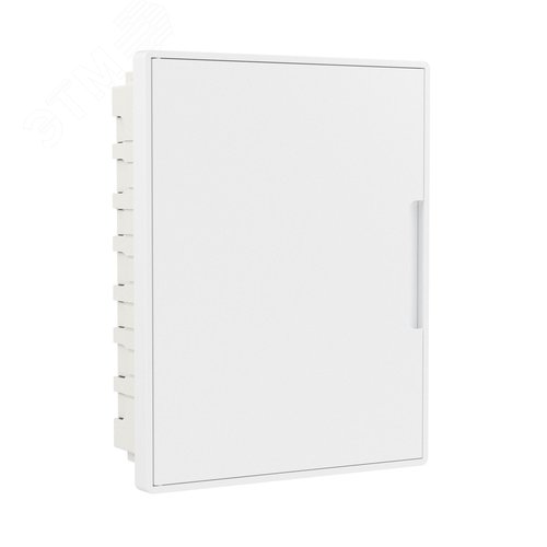 Изображение товара Щиток 24 мод встраиваемый FRAME ЩРв-П-24, белый, с белой дверцей, с 4 шинами PEN (2шт на 8 отв. и 2шт на 6 отв.) F24B1WW DKC (шт)