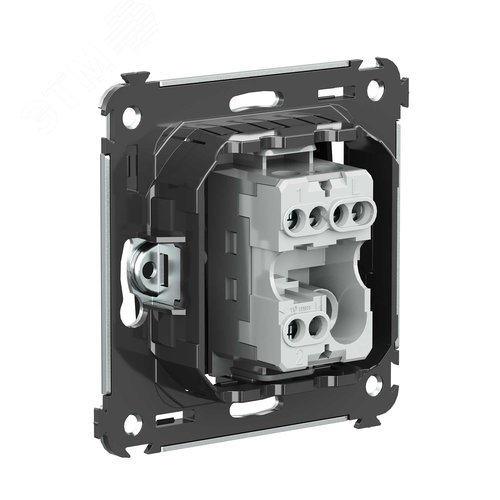 Avanti Переключатель одноклавишный в стену, , Черный матовый - фото 4