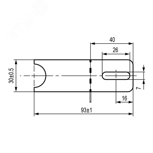 Держатель крышки для шарнира цинк-ламельный - фото 2