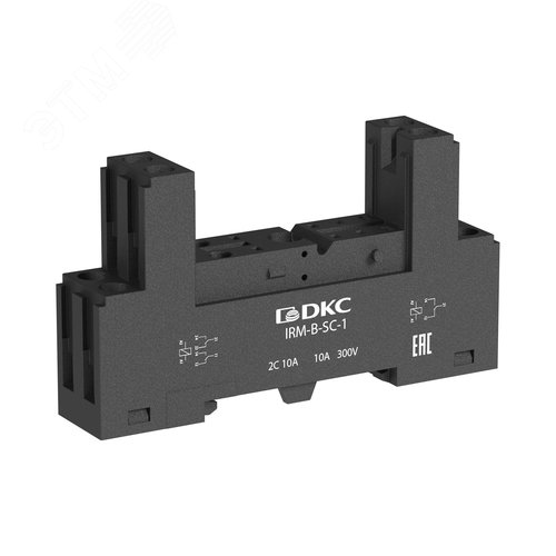 Колодка с винтовыми клеммами 2-ух уровневая для реле IRM - фото 1