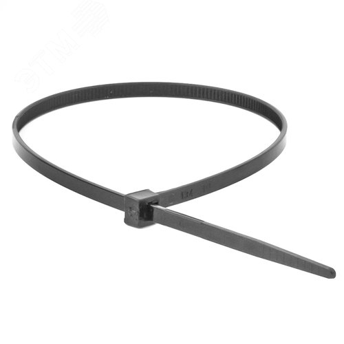 Хомут P6.6 устойчивый к высоким температурам, черный 3,6x200 - фото 1