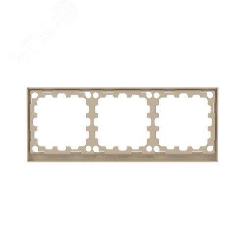 Рамка на 3 поста, KANT, ванильный марципан - фото 5