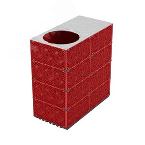 Кабельный колодец связи (ККС) пластиковый для кабельной канализации, 1500х750х1500 мм, под разгрузочную плиту - фото 1