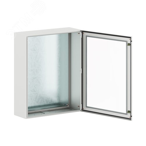 Корпус навесной уличный ST Outdoor с М/П с прозрачной дверью ВxШxГ 1000x800x300 мм, IP66 - фото 2