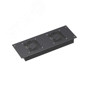 Модуль потолочный 2 вентилятора для крыши 600 RAL9005 - фото 1