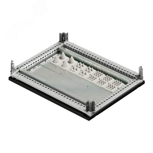 Панель для кабельного ввода для оснований корпусов CQE N, 9 мест, Ш/Г= 1000 мм, упаковка - 2 шт. - фото 2