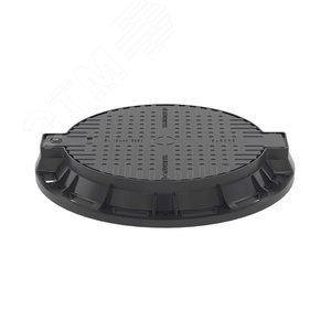 Изображение товара Люк чугунный тяжелый тип С250 по ГОСТ 3634-2019 с запорным устройством и уплотняющей прокладкой (шт)