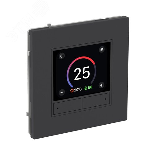 Терморегулятор, умный дом Standard (IoT), KANT, черный уголь - фото 2