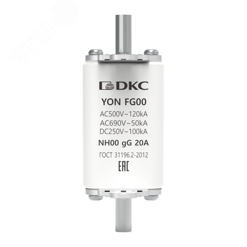Предохранитель YON ножевого типа FG00 с одинарной индикацией 20А - фото 2