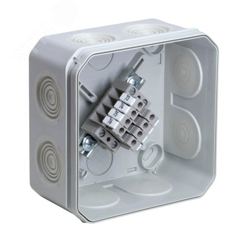 Мини-клемма заземления, винтовой зажим, 2 точки подключения, 2.5 кв.мм - фото 2